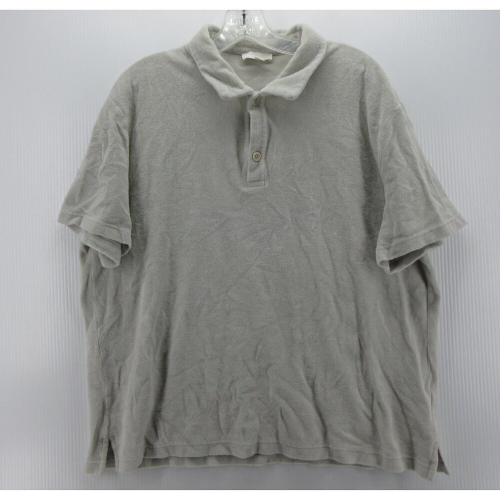 COS Polo Shirt XL Terry Cloth Pullover Preppy Minimalist Collared